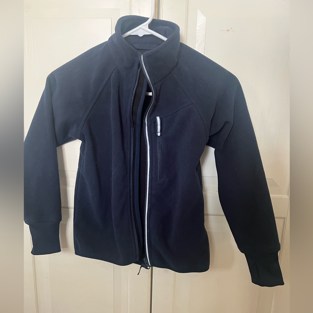 Polarn O. Pyret Men's Navy Zip Fleece Jacket